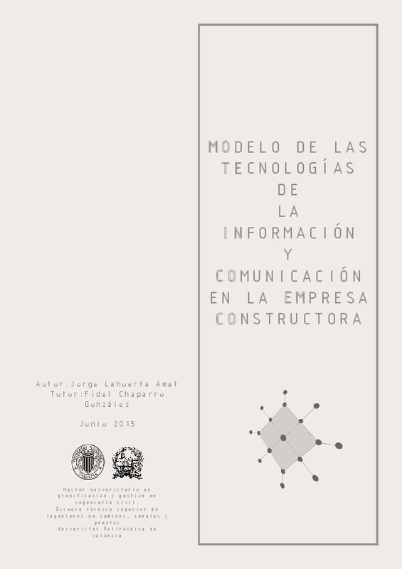 Modelo De Tecnologias De La Informacion Y La Comunicacion En Una Empresa Constructora